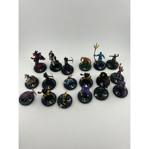 Marvel HeroClix 2008 Lot of 18 Figures Iron Fist Magus Hawkeye Punisher Set